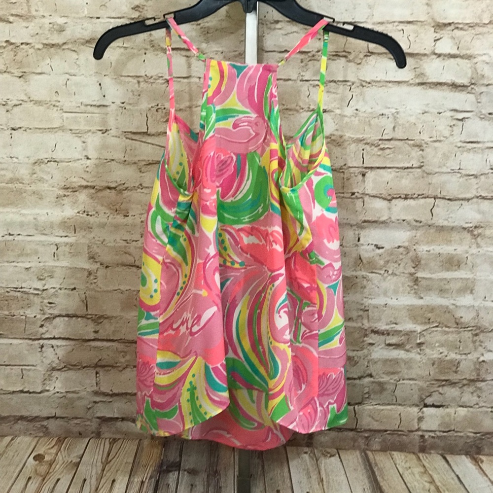Lily Pulitzer Razor Back Top - Picture 3 of 5